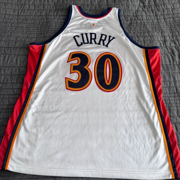 Authentic Mitchell & Ness NBA Golden State Warriors Steph Curry 09 Jersey Sz 2XL - Picture 2 of 14